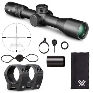 VORTEX Venom 3-15x44 FFP EBR-7C MRAD Reticle Riflescope with Pro Series 34mm Medium Rings (VEN-31502+PR34-M)