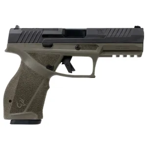 TAURUS TX9 Full 9mm Full 4.5in 2x 17rd Mags Black/OD Green Pistol (1-TX9F441-OD)