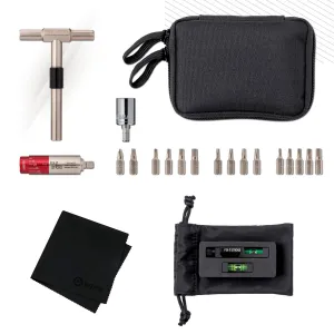 FIX IT STICKS Rifle And Optics Combo Toolkit With All-In-One Torque Driver With Gritr Microfibre (FISMUTK-R-BLAB+GRIT-MF)
