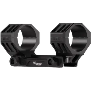 SIG SAUER Alpha5 34mm 1.535in 0 MOA Matte Black Scope Mount (SOA54005)