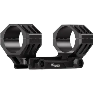 SIG SAUER Alpha5 35mm 1.25in 0 MOA Matte Black Scope Mount (SOA55004)