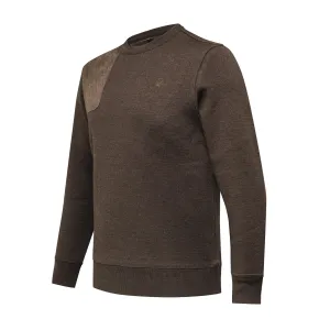 BERETTA Men's Highland Heritage Brown Bark Crew Neck Sweater (PU771T262408AA)
