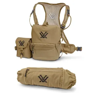 VORTEX GlassPak Pro Small Tan Binocular Harness with Hand Muff (P600-S+GP-MUFF-T)