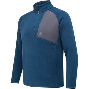 BERETTA Men's Abisko Half Zip Fleece Deep Ocean Pullover (P3152T231305E7)