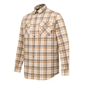 BERETTA Men's Cadet Frontier Ivory Check Flannel Shirt (LU991T243501D9)