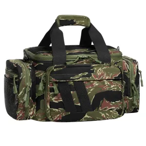 SAVIOR EQUIPMENT Specialist Tiger Stripe Camo Range Bag with 3 Pistol Sleeves (RA-3GUN-WS-TIGR)