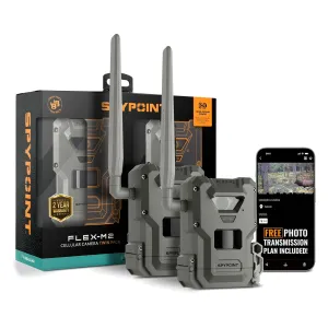 SPYPOINT Flex-M2 Twin Cellular Trail Camera (FLEX-M2-TWIN-PACK)