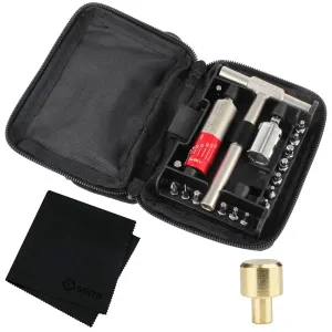 FIX IT STICKS 15-65in Multi-Torque Driver Kit With Brass Hammer Head And Gritr Microfibre (FISMUTK+FISHHBP+GRIT-MF)