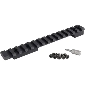 EVOLUTION GUN WORKS HD 0 MOA Picatinny Rail Scope Mount for Ruger M77 Hawkeye Factory Drilled Short Action (80460)