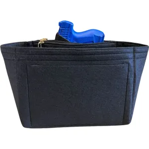 KINSEY RHEA Small Black Concealed Carry Purse Insert (KR-221-S-BLK)