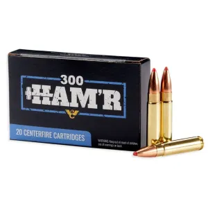 WILSON COMBAT .300 HAM'R 135gr Hornady FTX 20/Box Rifle Ammo (A300HMR-135-FTX)