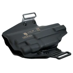 CRUCIAL CONCEALMENT Universal Light OWB Black RH Holster for Surefire X300 Ultra/Turbo (1533)