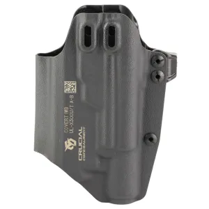 CRUCIAL CONCEALMENT Universal Light IWB Black Ambidextrous Holster for Surefire X300 Ultra/Turbo (1401)