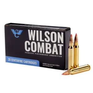 WILSON COMBAT .223 Remington 60gr Hornady V-Max 20/Box Rifle Ammo (A223-60-VMAX)