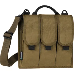 SAVIOR EQUIPMENT Rifle Caliber Tan Magazine Holder with Velcro Closure (MP-RS-X6-ST-TN)