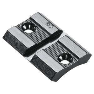 WEAVER #418M 48435 Aluminum Top Mount Bases, Standard 2-Piece Matte Black Base (48435)