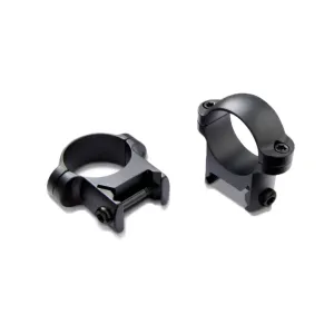 BURRIS Zee Weaver-Style 1in High Matte Black Rings (420087)