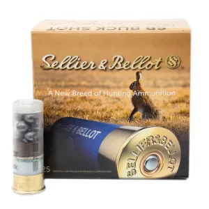 SELLIER & BELLOT 12Ga 2.75in 9 Pellets 00 Buckshot (SB12BSG)