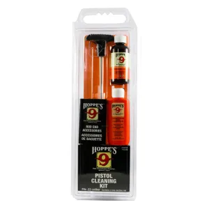 HOPPE'S .22 Caliber Pistol Aluminum Rod Cleaning Kit Clamshell Pack (PCO22B)