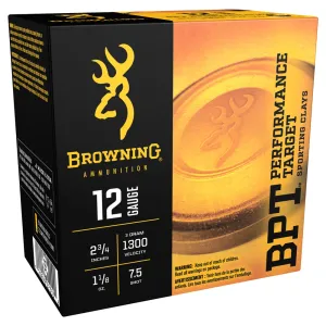 BROWNING BPT Sporting 12 ga 2-3/4in Heavy 7.5 Shotshell (B193621227)