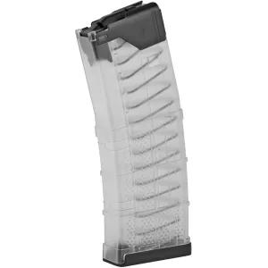 LANCER Mag L5 Advanced Warfighter 556mm 30rd Translucent Clear AR Magazine (999-000-2320-31)