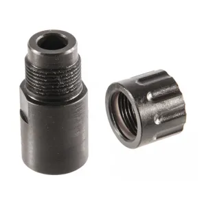 SILENCERCO Delta Walther P22 1/2x28 Black Thread Adapter with Thread Protector (AC5)