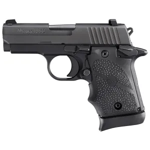 SIG SAUER P938 Black Nitron 3in 9mm 7rd Pistol, MASS Compliant (938M-9-BRG-AMBI)
