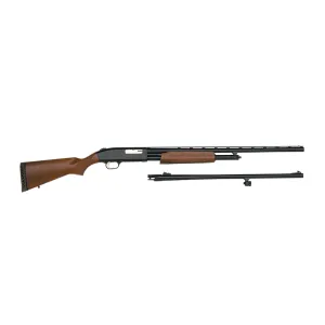 MOSSBERG 500 Combo 26in/24in 20 Gauge Wood Pump Action Shotgun (54282)
