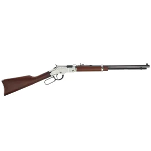 HENRY Silver Eagle 22WMR 20.5in Barrel 12Rd Nickel Plated Rifle (H004SEM)