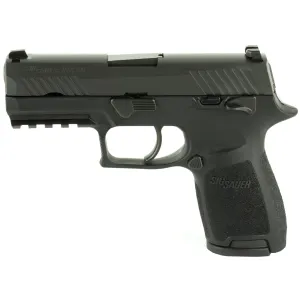 SIG SAUER P320 Compact 9mm 3.9in 10rd Semi-Automatic Pistol, MA Compliant (320C-9-BSS-MS-MA)