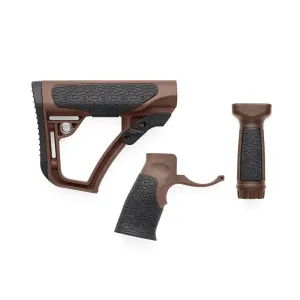 DANIEL DEFENSE Brown Buttstock/Pistol Grip/Vertical Foregrip Combo (28-102-06145-011)