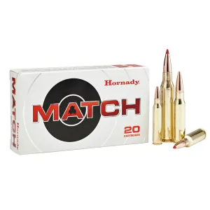 HORNADY Match 6.5 Creedmore 120Gr ELD Match 20Rd Box Ammo (81491)