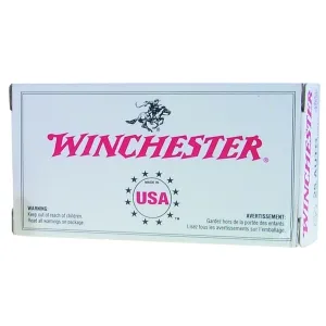 WINCHESTER USA .380 ACP 95 Grain FMJ 100rd Box Ammo (USA380VP)