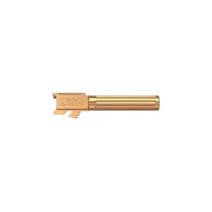 CMC TRIGGERS Fluted Barrel Non Threaded DLC Bronze HxBN For Glock 19 (75524)