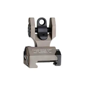 TROY Rear Folding Battle Sight, Flat Dark Earth (SSIG-FBS-R0FT-00)