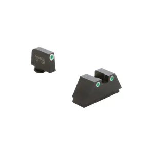 AMERIGLO Tall Suppressor Style 3 Dot Green Front/Rear Night Sight Set (GL-329)