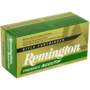 REMINGTON Premier AccuTip 22 Hornet 35Gr AccuTip-V 50rd Box Bullets (29154)