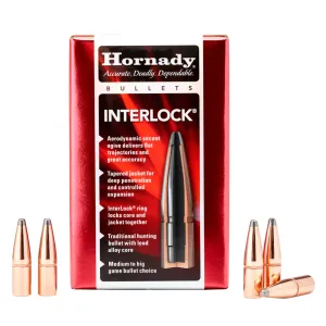 HORNADY InterLock 7mm 175gr SP 100/Box Rifle Bullets (2850)