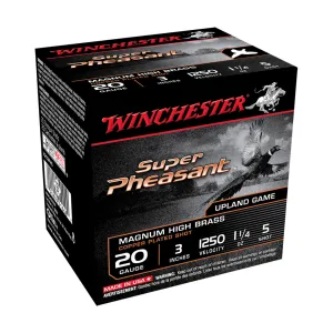 WINCHESTER AMMO Super Pheasant 20Ga 3in 5-Shot Shotgun Shells (X203PH5)
