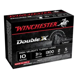 WINCHESTER Double X 10Ga 2oz 3.5in #5 10rd Box Shotshells (STH105)