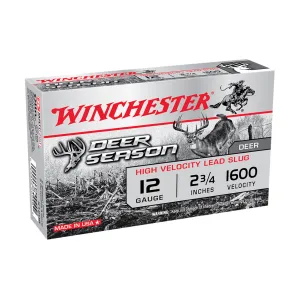 WINCHESTER AMMO Deer Season 12Ga Slug Shotgun Shells (X12DS)