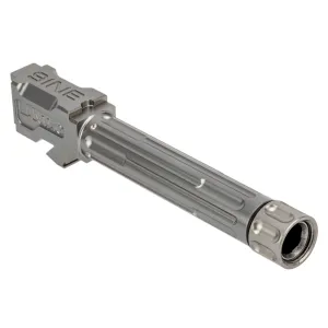 LANTAC 9INE Fluted Threaded Stainless Barrel for Glock 19 (01-GB-G19-TH-SS)