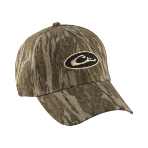 DRAKE Cotton Camo Mossy Oak Bottomland Cap (DW1790-006)