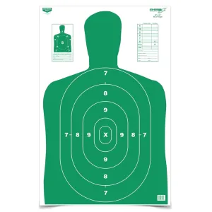 BIRCHWOOD CASEY Eze-Scorer 23x35in BC-27 5 Paper Green Target (37015)