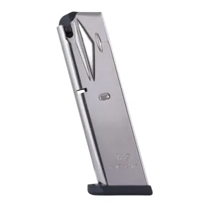 MEC-GAR9 9mm 10rd Nickel Magazine fits Beretta 92FS/M (MGPB9210N)