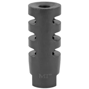 MIDWEST INDUSTRIES Black Phosphate 5/8in-24 Muzzle Brake for 30 Cal AR-Platform  (MI-AR30MB1)