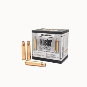 NOSLER Custom .338 Lapua Unprimed Brass Cases (11914)