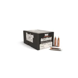NOSLER AccuBond 6.5mm .264" 130Gr Spitzer 50rd Box Bullets (56902)