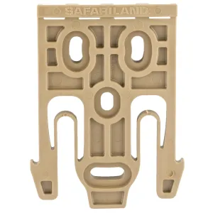 SAFARILAND 19 QLS Quick Locking System Single Coyote Brown Holster Fork (6004-19-76)