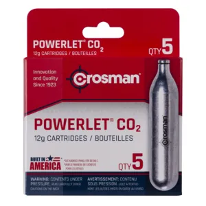 CROSMAN Powerlet CO2 5-Pack Cartridges (231B)